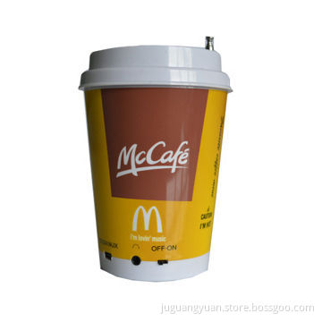 Cup Shape Music Player Speaker with MP4, MP3, Tablet PC